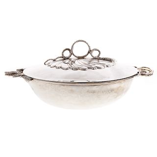 Tane Mexico City Sterling Covered Vegetable Dish