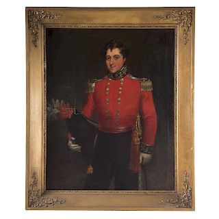British School, mid 19th c. Portrait of an Officer