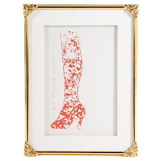 Andy Warhol."A Whole Stocking Full of Good Wishes"