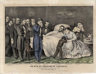 Death of President Lincoln - Small Folio Currier & Ives