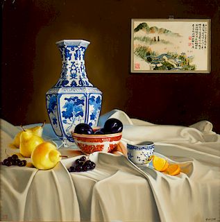 Douglas John Arneson, oil, The Chinese Vase 2004