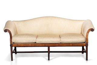 A George II walnut sofa 