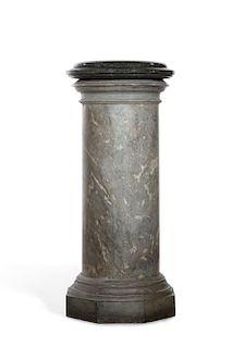A Continental marble column