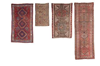 A group of four rugs
