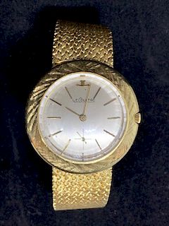 14K Gold Le Coultre Wrist Watch