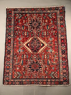 Semi-Antique Persian Heriz Carpet