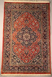 Signed Silk Qum Carpet