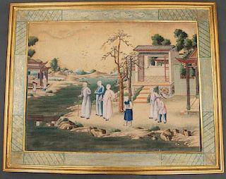 Hand Painted Chinese Panel