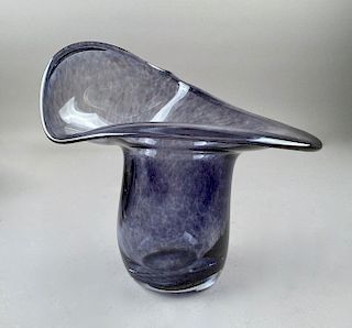 Contemporary Art Glass Vase, Tom Moran