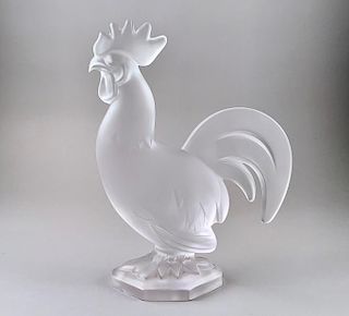 Cristal de Sevres Figure of a Rooster