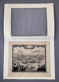 Six Topographical Engravings by Carel Allard
