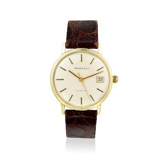 Tiffany & Co.Wristwatch with Date in 14K Gold