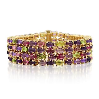 Hellmuth Multi-Colored Gemstone Bracelet