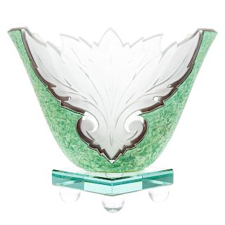 Guenther/Luna Art Glass Vase