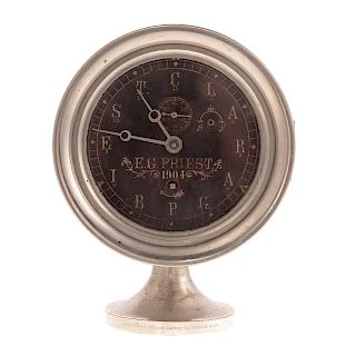 Nickel Cased Porthole Clock