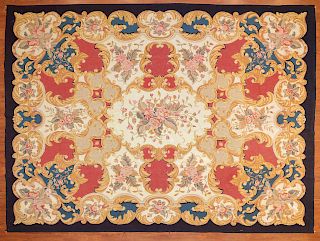 Aubusson Needlepoint Carpet, 9 x 12.1
