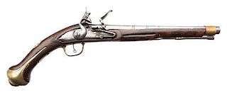 Continental Flintlock Pistol, Probably Italian 