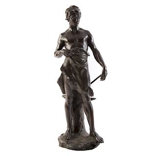 Antoine Bofill. Blacksmith, Bronze Sculpture