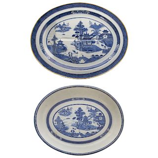 Chinese Export Nanking Platter and Dish