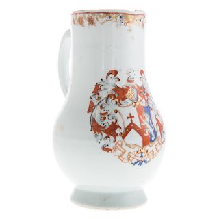 Chinese Export Armorial Jug