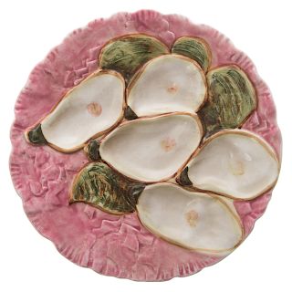 Stangl Pottery Pink Turkey Oyster Plate