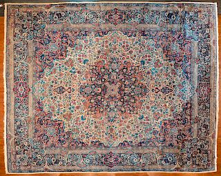 Semi-Antique Lavar Kerman Carpet, 11.6 x 14.5
