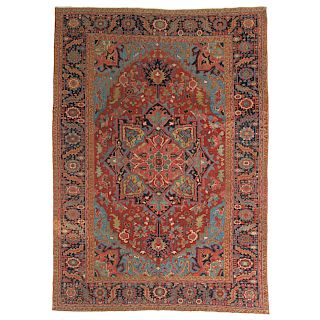 Semi-Antique Herez Carpet, 9.4 x 12.10