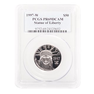 1997-W 1/2 Oz Platinum Eagle PCGS Pr69DCAM