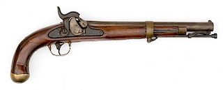 US Springfield Model 1855 Pistol with Maynard Tape Primer System 
