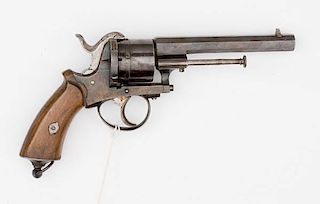 Belgian Pinfire Double-Action Revolver 