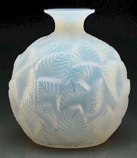 Rene Lalique Ormeaux Vase.