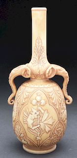 Webb Ivory Cameo Vase.
