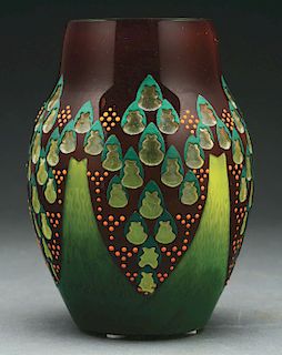 Loetz Acid-Cutback Vase 