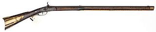 Ohio Percussion Rifle by Nathan Hoopes, Morgan Co. 