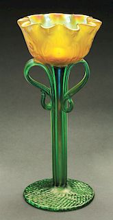 Loetz Rusticana Tulip Vase.