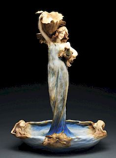 Amphora Figural Lamp. 