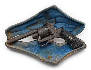 Belgian Pinfire Revolver 
