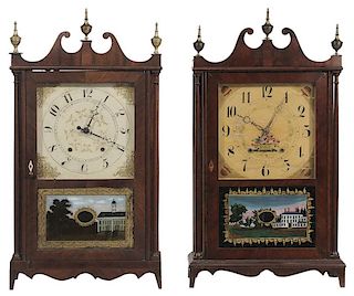 Eli Terry Pillar-and-Scroll Clock,