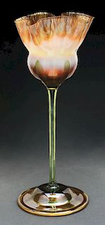Tiffany Favrile Flowerform Vase.