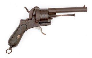 Spanish Double-Action Pinfire Revolver 