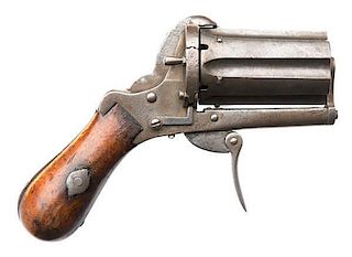 "Apache"-Style Pepperbox Revolver 