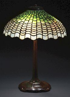 Tiffany Studios Leaded Table Lamp.