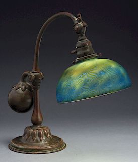 Tiffany Studios Counterbalance Desk Lamp.
