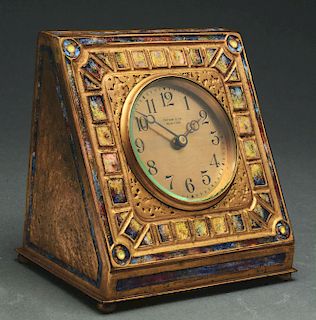 Tiffany Studios Art Deco Clock.