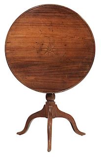 Southern Walnut Dish-Top Carved