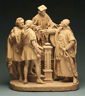 JOHN ROGERS Sculpture "IS IT SO NOMINATED IN THE BOND?".