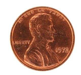 1972/72  Doubled Die Lincoln Cent.