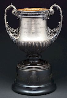 Large Silver Plate Prize Winning Cup.