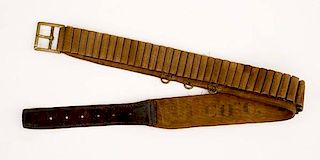 Third Pattern 1876 Cartridge Belt Modified for the 1879 Trials 