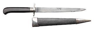 19th Century European Hunting Knife 